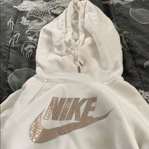 Nike white hoodie